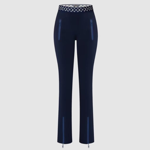 Louis Vuitton Pants - LOUIS VUITTON FLIGHT MODE LEGGINGS 1A9L1H NAVY BLUE SIZE 40 (M-L) PRELOVED